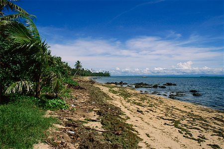 picture of land beach resort - Vatulele Island Resort, Fiji Islands Stock Photo - Rights-Managed, Code: 700-00554502