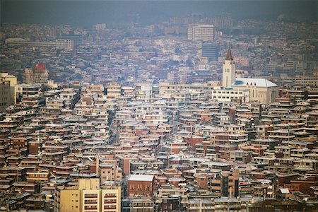 seoul overcrowded - Overview of City, Seoul, Korea Stock Photo - Rights-Managed, Code: 700-00554805