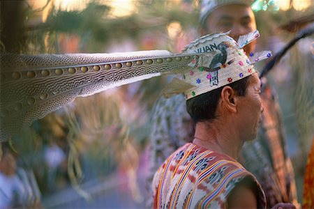 Man Wearing Traditional Clothing, Sibu, Sarawak, Borneo, Malaysia Stock Photo - Rights-Managed, Code: 700-00554838