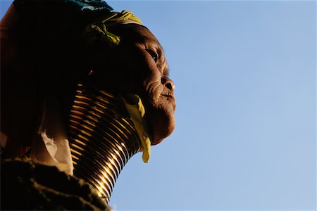 ring neck - Portrait of Padaung Woman, Myanmar Stock Photo - Rights-Managed, Code: 700-00554860