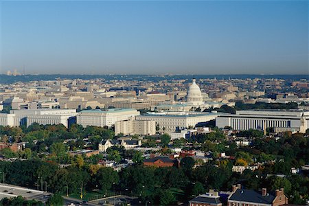 Aerial View of Washington, DC, USA Stock Photo - Rights-Managed, Code: 700-00554997