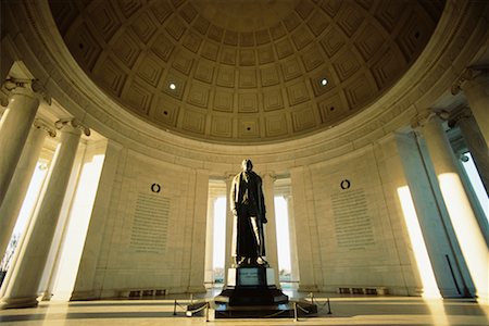 Statue de Thomas Jefferson Memorial, Washington, DC, USA Photographie de stock - Rights-Managed, Code: 700-00555014