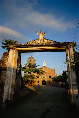 Entrance to Church, Marinduque, Philippines Stock Photo - Rights-Managed, Code: 700-00555304