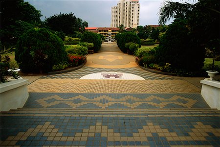 Courtyard, Malacca, Malaysia Stock Photo - Rights-Managed, Code: 700-00555505