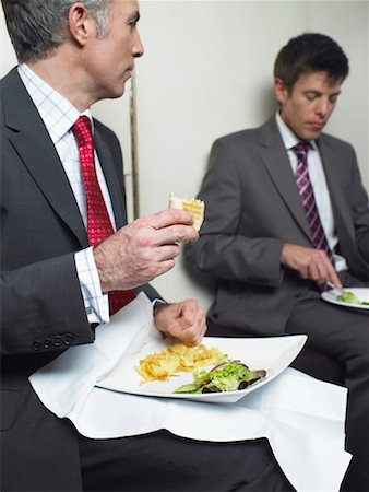 Businessmen Eating Lunch Stock Photo - Rights-Managed, Code: 700-00555846