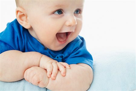 pausbacken - Porträt von Baby Stockbilder - Lizenzpflichtiges, Bildnummer: 700-00555992