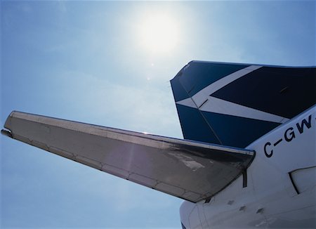 WestJet Airlines Airplane Fotografie stock - Rights-Managed, Codice: 700-00556210