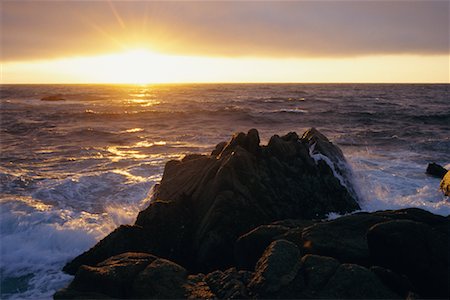 Waves Crashing on Shore, Monterey, California, USA Stock Photo - Rights-Managed, Code: 700-00556246