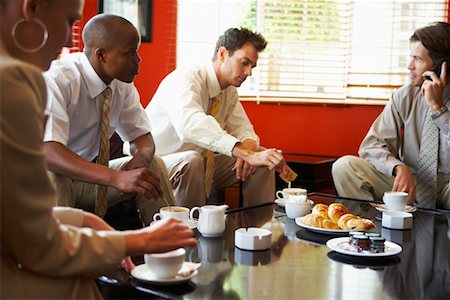 south africa and black and business - Business People with Coffee Foto de stock - Con derechos protegidos, Código: 700-00556349