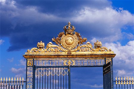 Close-Up of Gate at Versailles, France Stock Photo - Rights-Managed, Code: 700-00556507