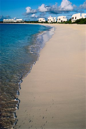 Overview of Beach, Anguilla, British West Indies Foto de stock - Con derechos protegidos, Código: 700-00556644