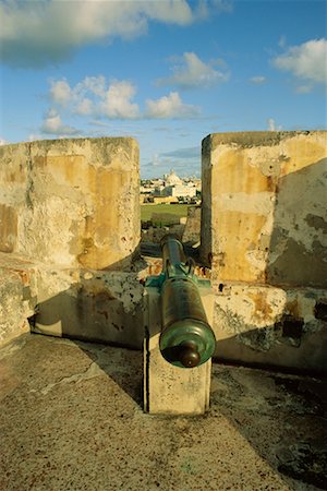 simsearch:700-01993355,k - Cannon, San Felipe del Morro Fort, San Juan, Puerto Rico Fotografie stock - Rights-Managed, Codice: 700-00556683