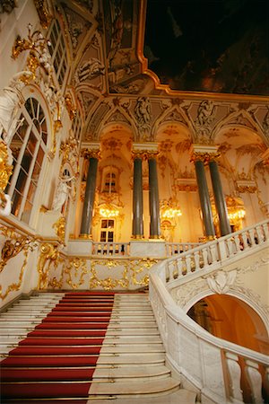 Intérieur du Palais de Peterhof, Saint-Pétersbourg, Russie Photographie de stock - Rights-Managed, Code: 700-00556813