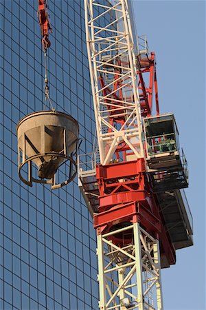 engineering canada - Crane With Concrete Bucket Stock Photo - Rights-Managed, Code: 700-00556894