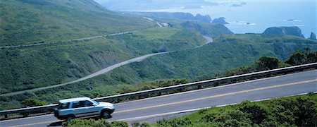 Conduite sur la Pacific Coast Highway, Californie, Etats-Unis Photographie de stock - Rights-Managed, Code: 700-00557386