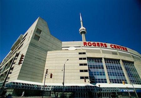 rogers centre - Rogers Centre and CN Tower, Toronto, Ontario, Canada Foto de stock - Con derechos protegidos, Código: 700-00557584