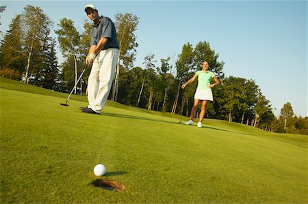 simsearch:700-00528371,k - Couple Golfing Stock Photo - Rights-Managed, Code: 700-00550090
