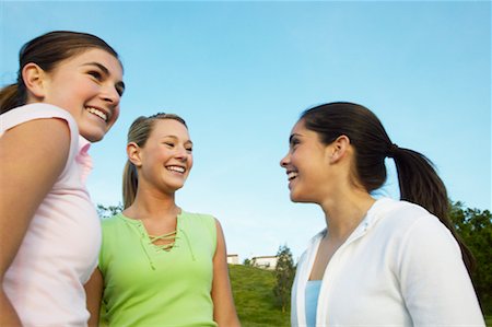 simsearch:700-00549905,k - Three Teenage Women Friends Stock Photo - Rights-Managed, Code: 700-00550582