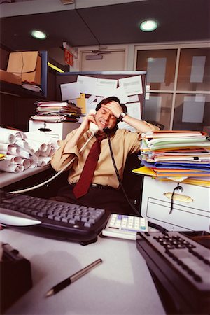 Busy Businessman Stock Photo - Rights-Managed, Code: 700-00552166