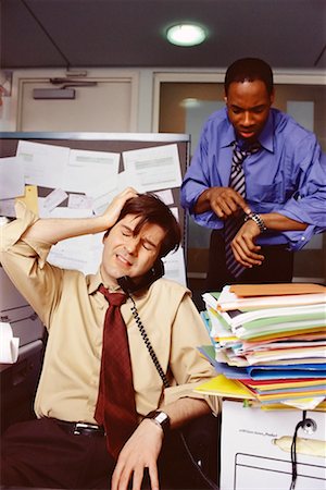 fed up office worker - Businessmen in Office Stock Photo - Rights-Managed, Code: 700-00552183