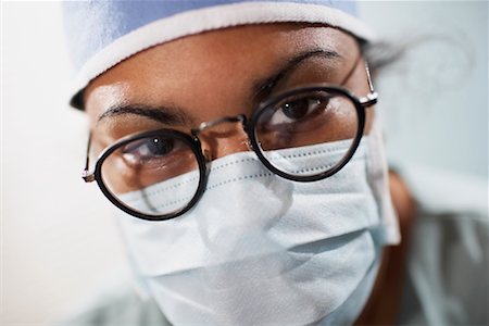 doctor with cap and mask - Portrait of Doctor Stock Photo - Rights-Managed, Code: 700-00560479