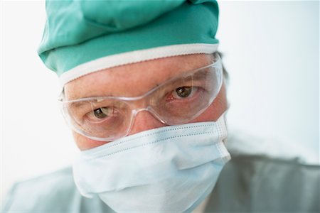 doctor with cap and mask - Portrait of Doctor Stock Photo - Rights-Managed, Code: 700-00560471