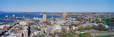 fleuve saint-laurent - Paysage urbain, ville de Québec, Québec, Canada Photographie de stock - Rights-Managed, Code: 700-00560672