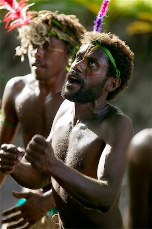 Dance Performance At Lonusunen Custom Village, Tanna, Vanuatu Foto de stock - Con derechos protegidos, Código: 700-00561063