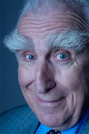 funny faces of old people - Portrait of Man Stock Photo - Rights-Managed, Code: 700-00561377