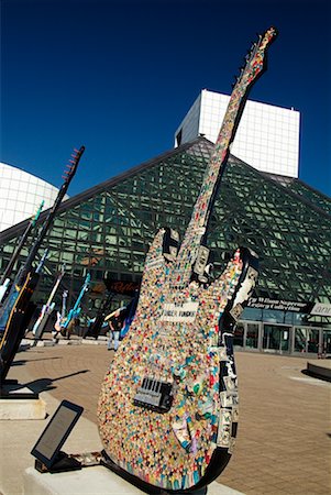 Rock and Roll Hall of Fame, Cleveland, Ohio, USA Foto de stock - Con derechos protegidos, Código: 700-00562166