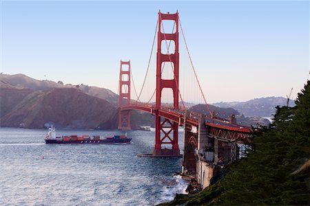 dusk san francisco - Golden Gate Bridge, San Francisco, California, USA Stock Photo - Rights-Managed, Code: 700-00588763