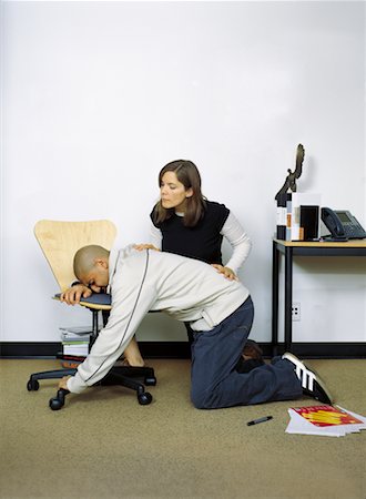 Woman Coaching Man on Childbirth Stock Photo - Rights-Managed, Code: 700-00588982