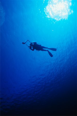 deep sea - Diver Underwater, Cayman Islands Stock Photo - Rights-Managed, Code: 700-00591722