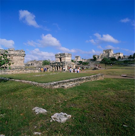 simsearch:700-05855037,k - Mayan Ruins at Tulum, Quintana Roo, Mexico Foto de stock - Direito Controlado, Número: 700-00592938