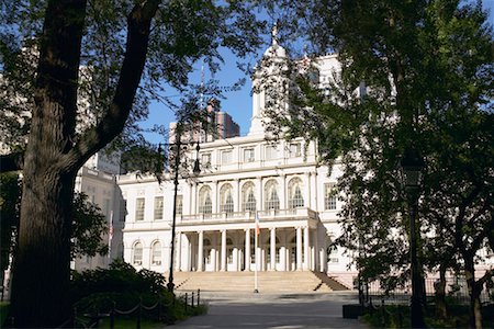 simsearch:700-01616561,k - City Hall, New York City, New York, USA Foto de stock - Con derechos protegidos, Código: 700-00592946