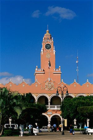 Hôtel de ville, Merida, Mexico Photographie de stock - Rights-Managed, Code: 700-00592958