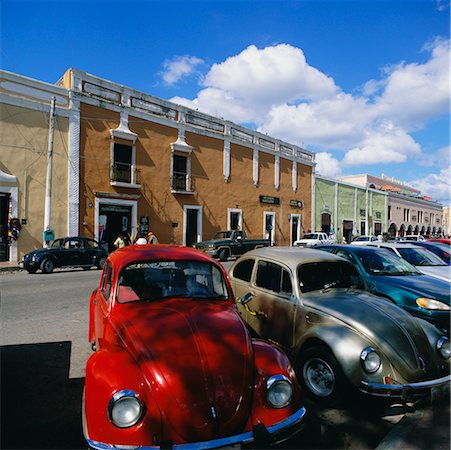 Street Scene, Merida, Yucatan, Mexico Fotografie stock - Rights-Managed, Codice: 700-00592969