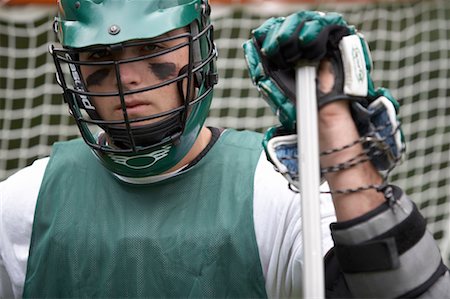 Lacrosse Player Stock Photo - Rights-Managed, Code: 700-00592985