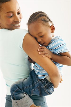 Mother Holding Child Stock Photo - Rights-Managed, Code: 700-00593077