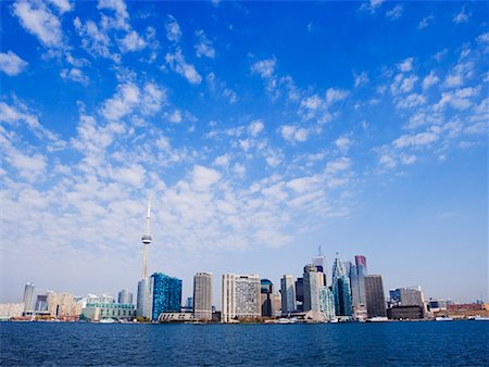Skyline de Toronto, Ontario, Canada Photographie de stock - Rights-Managed, Code: 700-00605262