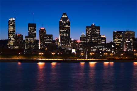 río san lorenzo - Montreal Skyline, Quebec, Canada Foto de stock - Con derechos protegidos, Código: 700-00605305