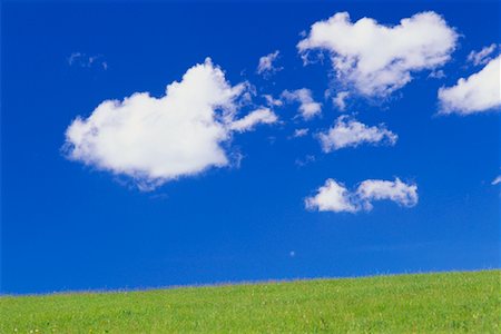 Clouds Over Green Field Stock Photo - Rights-Managed, Code: 700-00605458