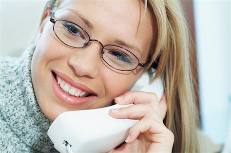 Woman on Telephone Stock Photo - Rights-Managed, Code: 700-00606267