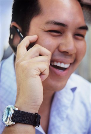 simsearch:700-02046618,k - Man Talking on Cell Phone Stock Photo - Rights-Managed, Code: 700-00606297
