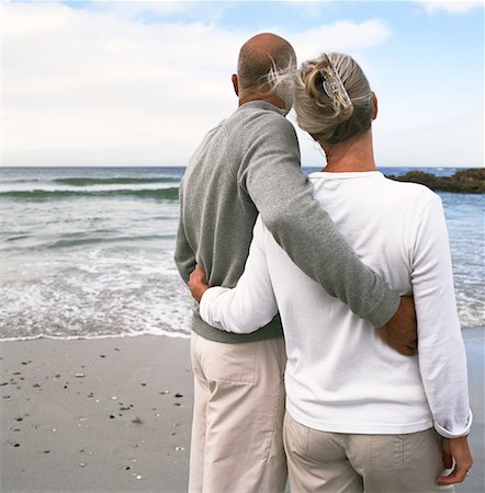 simsearch:700-00606303,k - Couple at Beach Foto de stock - Con derechos protegidos, Código: 700-00606302