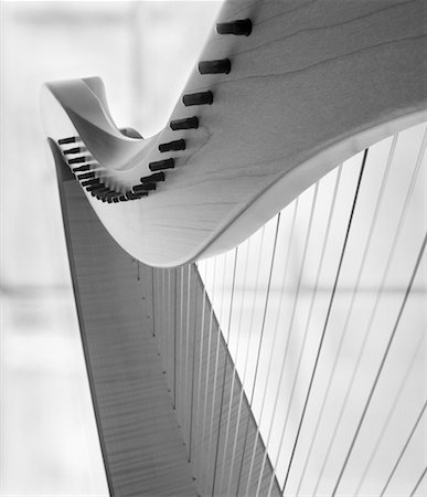 Gros plan de harpe Photographie de stock - Rights-Managed, Code: 700-00607049