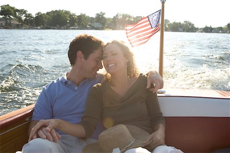 Couple en bateau Photographie de stock - Rights-Managed, Code: 700-00607101