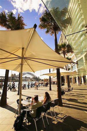 sidewalk palm trees pictures - East Circular Quay, Sydney, New South Wales, Australia Stock Photo - Rights-Managed, Code: 700-00607454