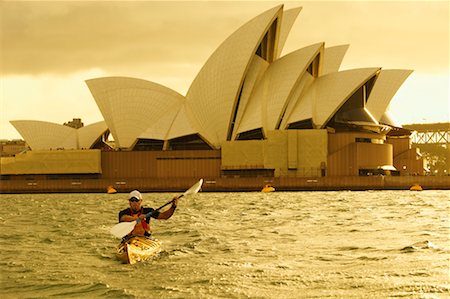 simsearch:700-01072492,k - Kayaking on Sydney Harbour, New South Wales, Australia Foto de stock - Direito Controlado, Número: 700-00607596