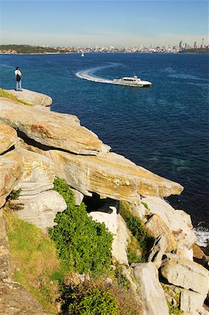 simsearch:700-01072492,k - South Head, Sydney Harbour National Park, Sydney, New South Wales, Australia Foto de stock - Direito Controlado, Número: 700-00607617